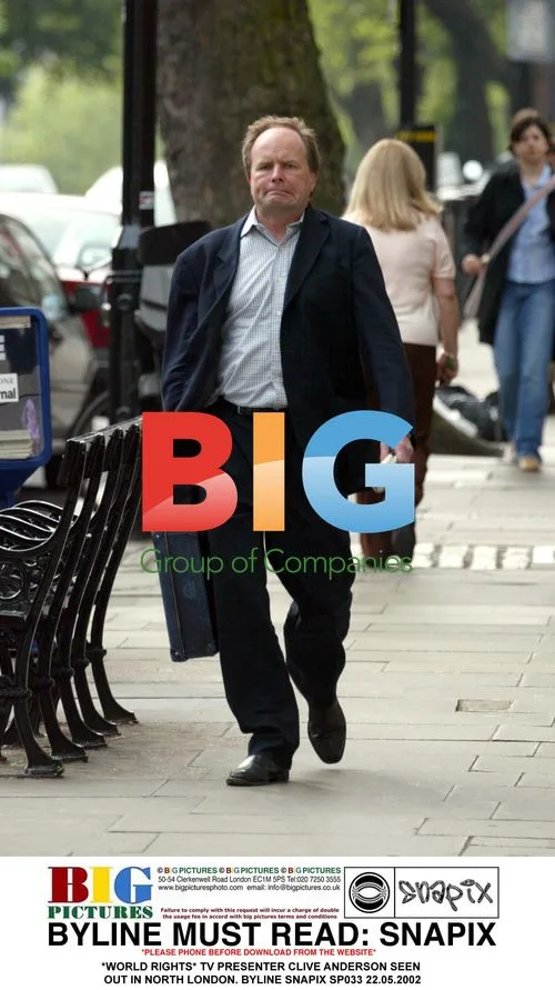 TV Presenter Clive Anderson in North London