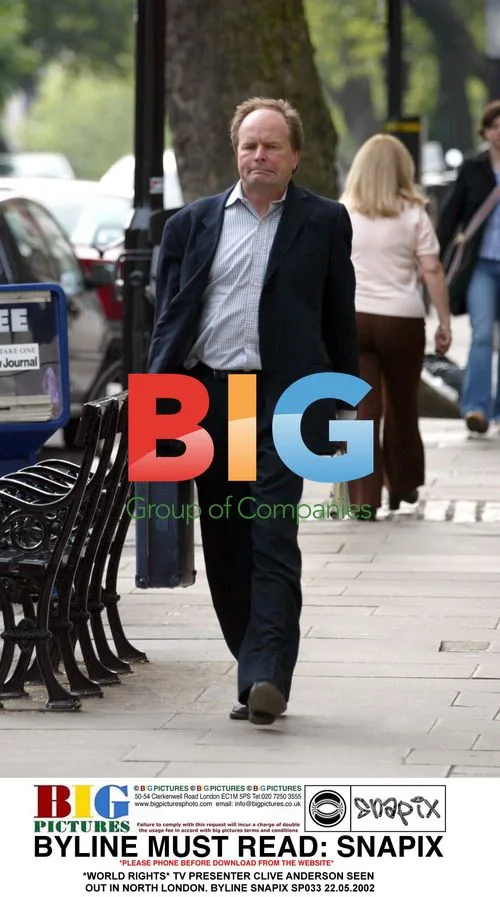 TV Presenter Clive Anderson out in North London