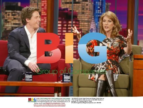 Hugh Grant and Celine Dion on The Tonight Show