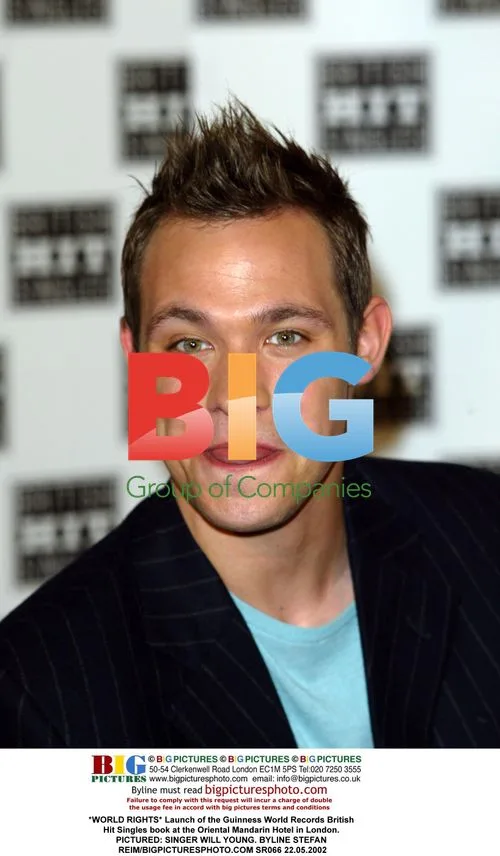 Singer Will Young at Guinness Book Launch