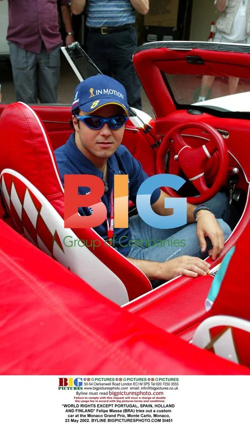 Felipe Massa Tests Custom Car in Monaco