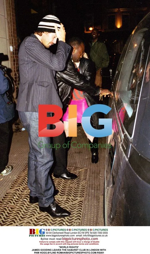 James Gooding Leaves Kabaret Club with Pam Hogg