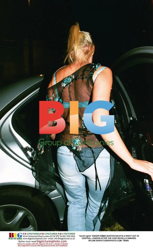 Emma Bunton Enjoys Night Out in London