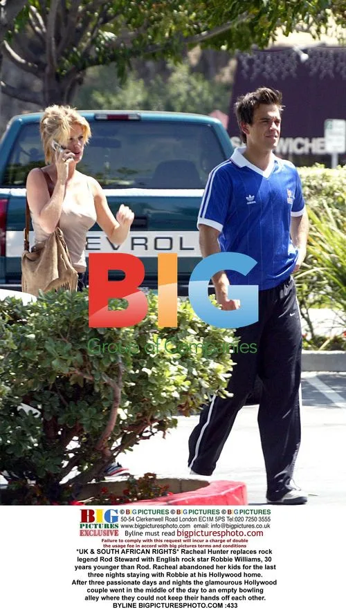 Racheal Hunter and Robbie Williams outing