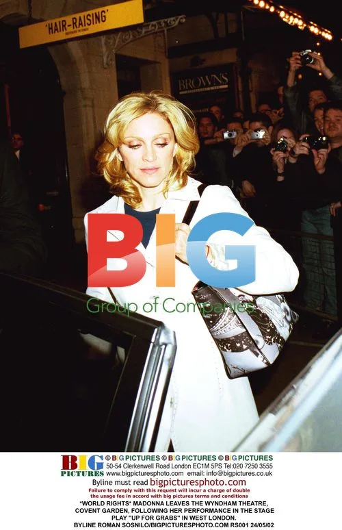 Madonna Leaves Wyndham Theatre After Performance