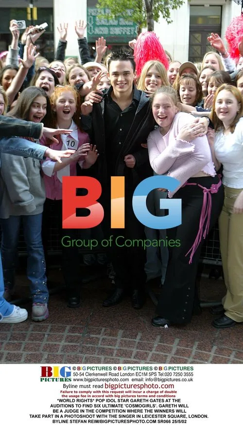 Gareth Gates at 'Cosmogirls' Auditions