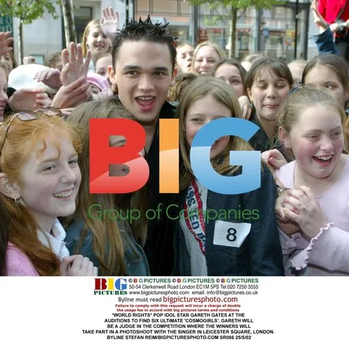 Gareth Gates at 'Cosmogirls' Auditions