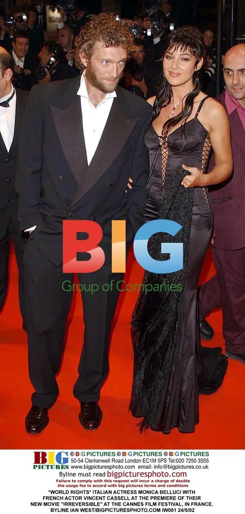 Monica Belluci and Vincent Cassell at Cannes Premiere