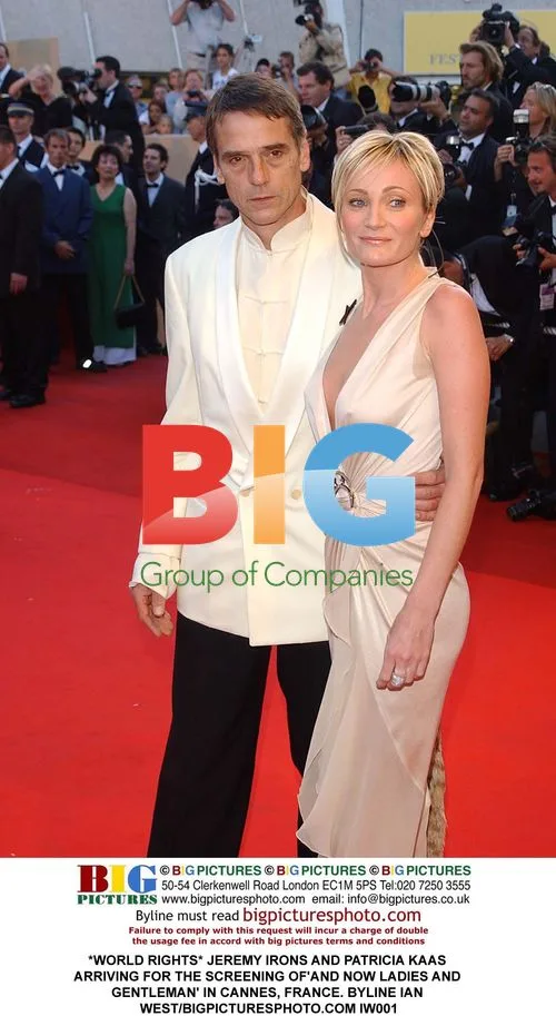 Jeremy Irons and Patricia Kaas at Cannes