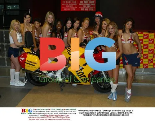 BABES TEAM sign world cup single in London