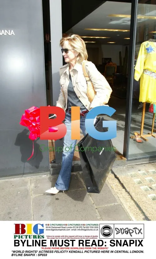 Felicity Kendall Pictured in Central London
