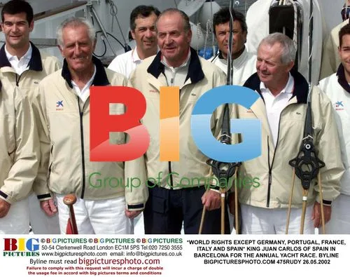 King Juan Carlos at Barcelona Yacht Race