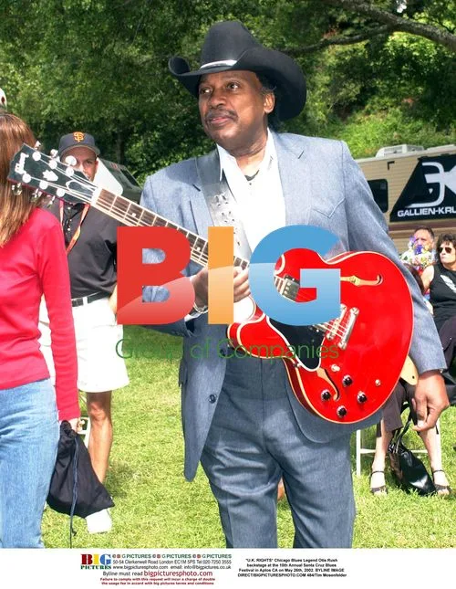 Otis Rush Backstage at Santa Cruz Blues Fest