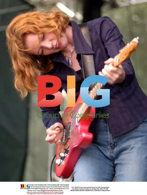 Sue Foley Performing at Santa Cruz Blues Fest