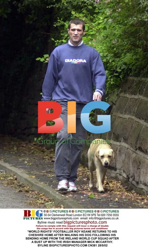 Roy Keane returns home after World Cup exit