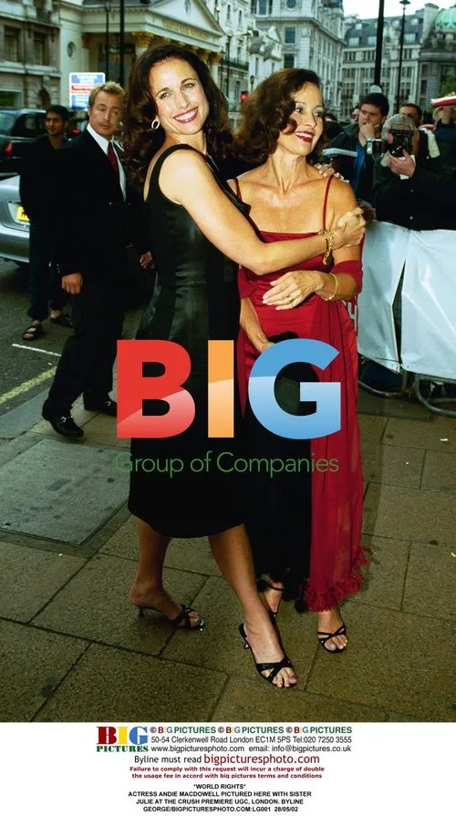 Andie MacDowell and sister at Crush premiere