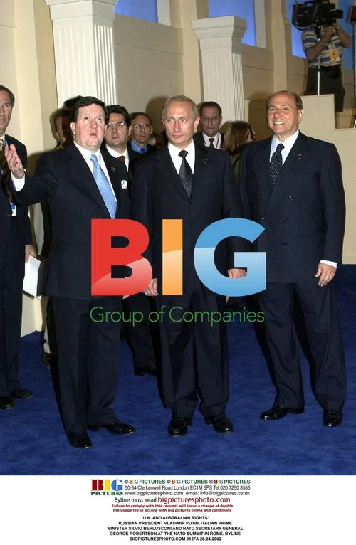 Putin, Berlusconi and NATO Chief at Summit