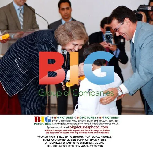 Queen Sofia Visits Hospital for Autistic Children