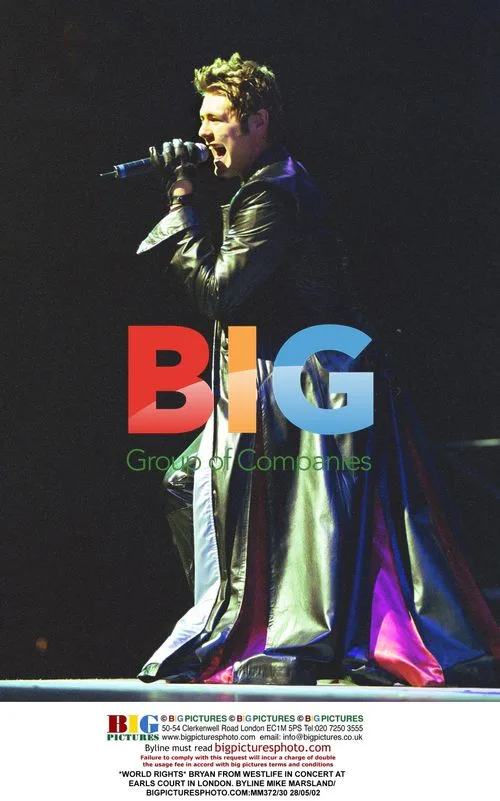 Westlife's Bryan Performing at Earls Court