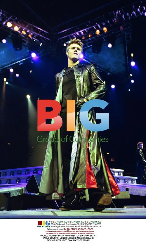 Westlife's Bryan at Earls Court concert