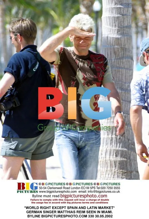 German Singer Matthias Reim Seen in Miami