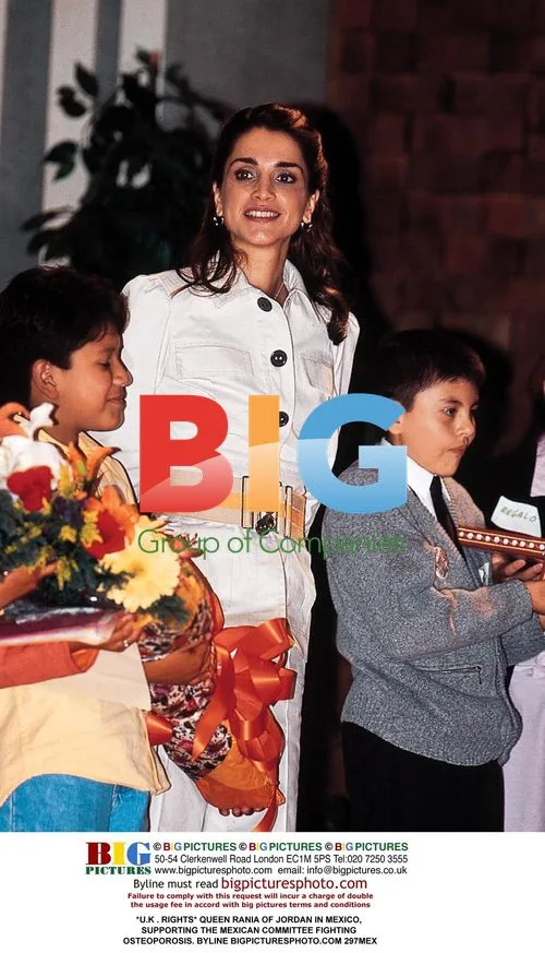 Queen Rania of Jordan in Mexico