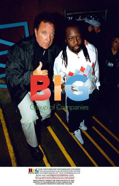 Tom Jones and Wyclef Jean at Subterania Club