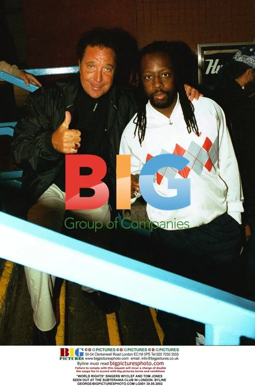 Wyclef and Tom Jones out in London