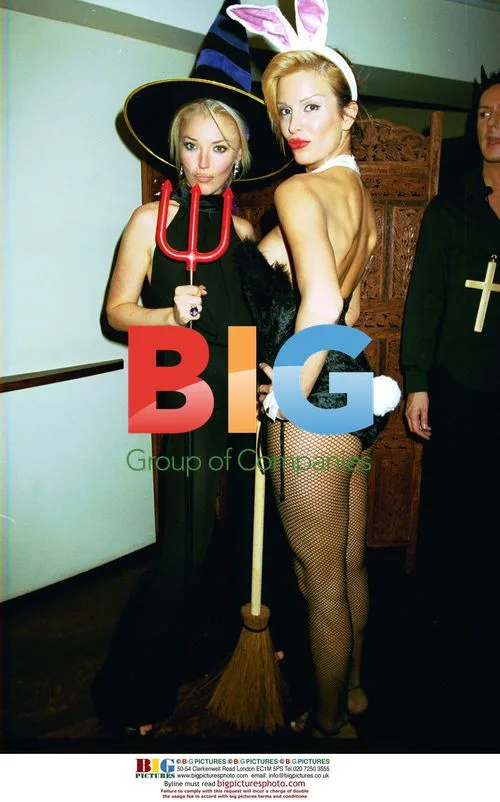 Catalina and Tamra Beckwith at Halloween Party