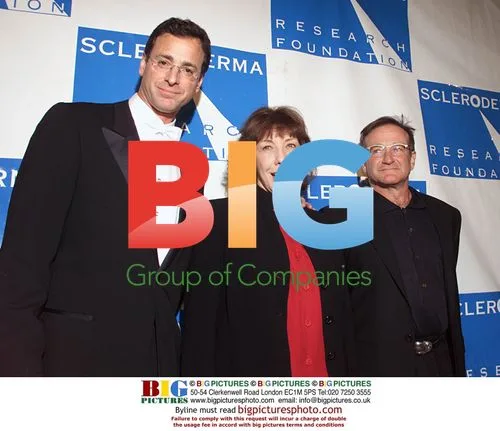 Robin Williams, Lily Tomlin and Bob Saget at Scleroderma Foundation event