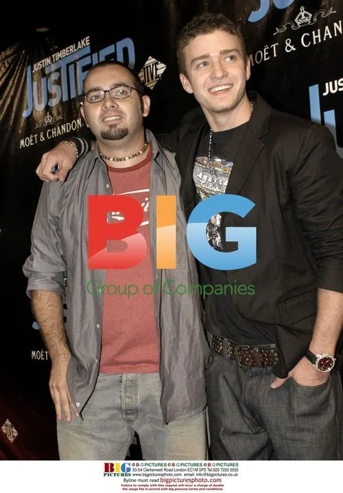 Chris Kirkpatrick at Justin Timberlake Album Party
