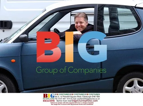 Radio 1 DJ Mark Goodier with Electric Car