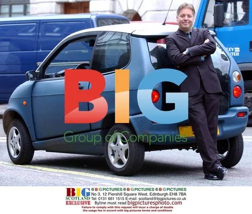 RADIO 1 DJ MARK GOODIER WITH ELECTRIC CAR