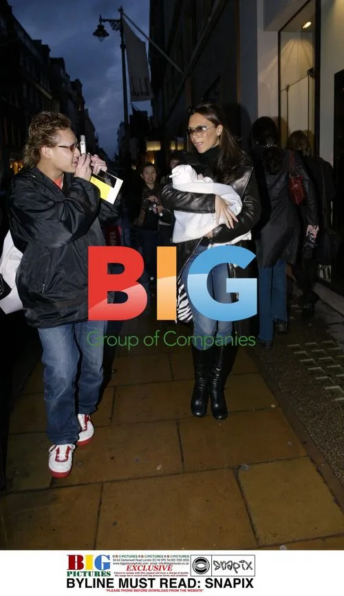 Victoria Beckham Shops in London with Family