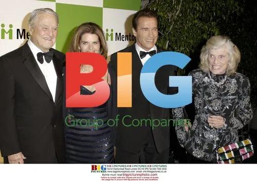 Shriver and Schwarzenegger at Mentor Foundation gala