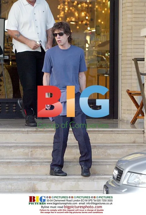 Mick Jagger Seen Leaving Beverly Hills Store