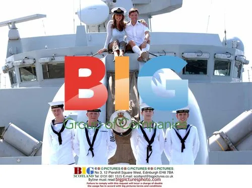 Actress Claire Sweeney Visits British Warship