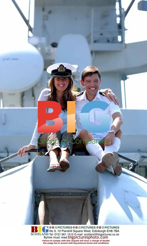 Actress Claire Sweeney Visits British Warship