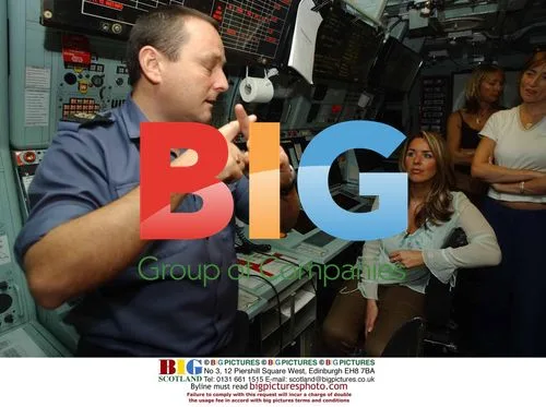 Claire Sweeney Visits British Warship HMS Argyle