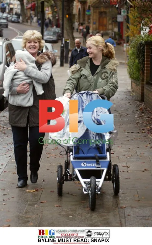 Gail Porter and Family Outing in London
