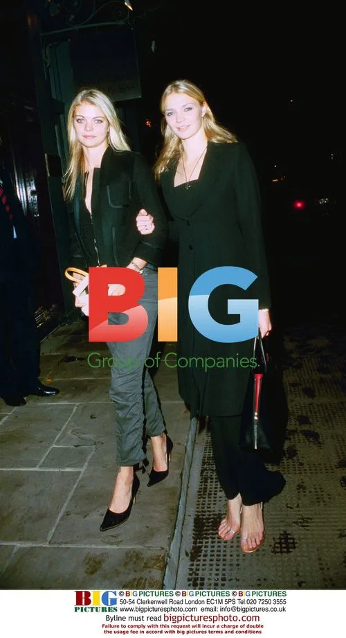 Model Sisters Jemma and Jodie Kidd at Chopard's Boutique