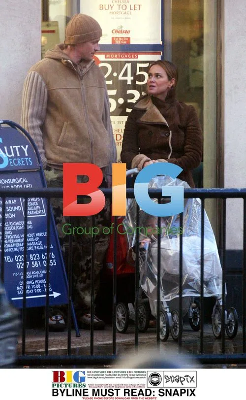 Emmanuel Petit and family out shopping in London