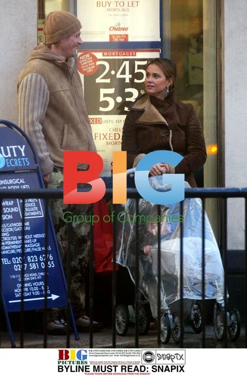 Emmanuel Petit and Wife Agnethe Out Shopping