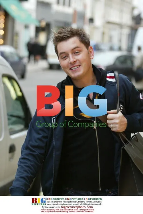 TV Presenter Brian Dowling Shopping in London