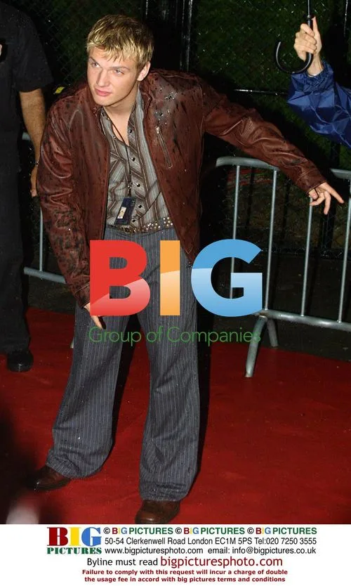 Nick Carter at 2002 MTV EMAs in Barcelona