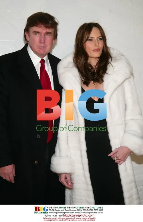 Donald Trump and Melania Knauss at 2002 Victoria's Secret Fashion Show