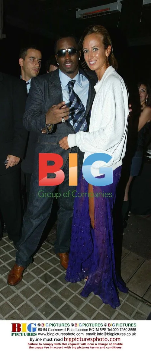 P Diddy and Lady Victoria at MTV Europe Awards Party