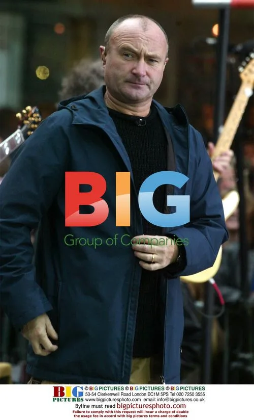 Phil Collins performs on NBC Today Show