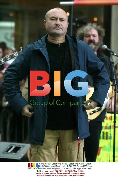 Phil Collins performs at NBC Today concert