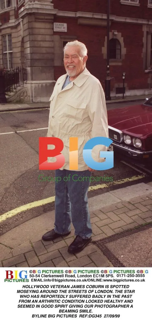 James Coburn Spotted in London